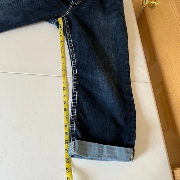 Silver Jeans Indigo Cropped Women's Jeans - Picture 8 of 8